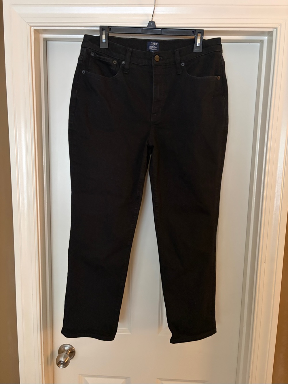 J. Crew Black Women's Straight-Leg Jeans